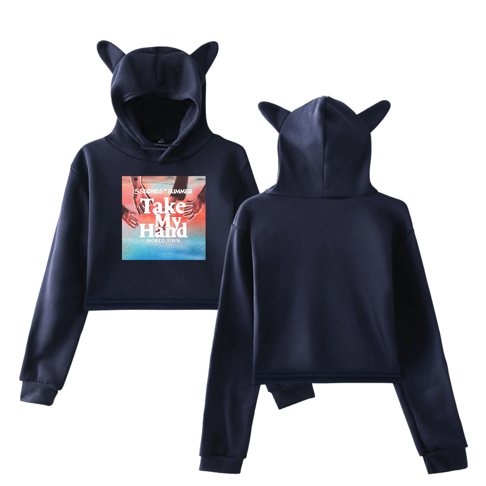 5SOS Cropped Hoodie #14 - Image 4