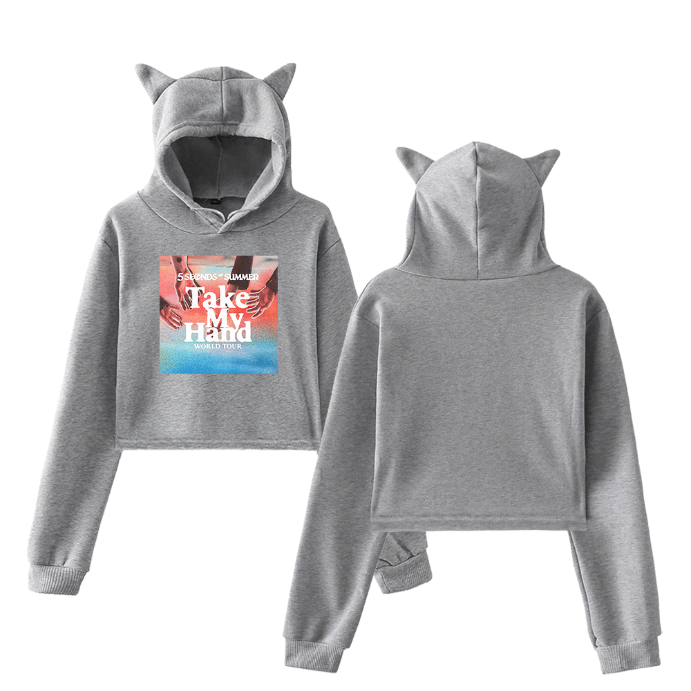 5SOS Cropped Hoodie #14 - Image 3