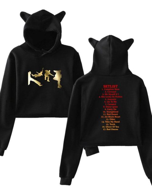 5SOS Cropped Hoodie #16